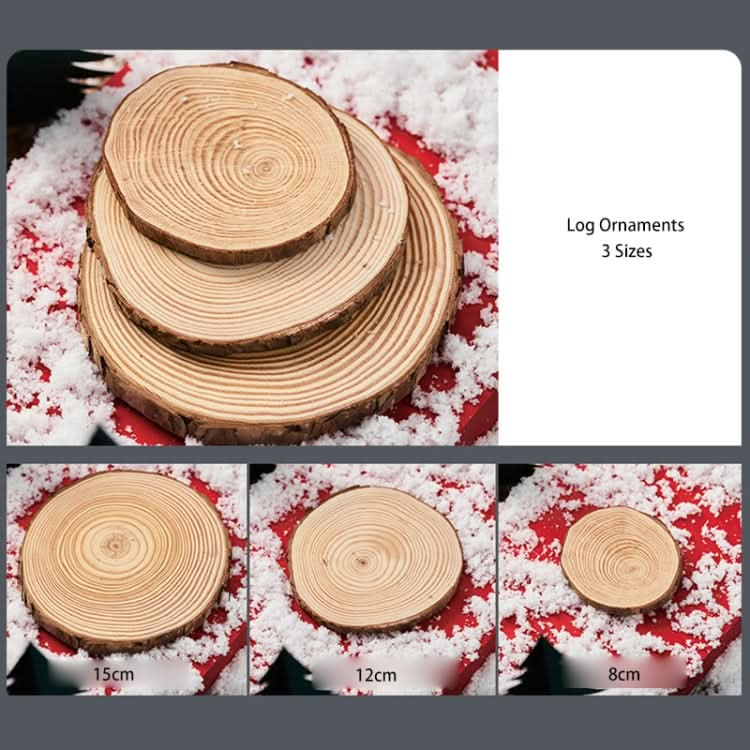 3 in 1 Creative Crude Log Pile Christmas Theme Shooting Props DIY Decorative Ornaments Background Photo Photography Props My Store