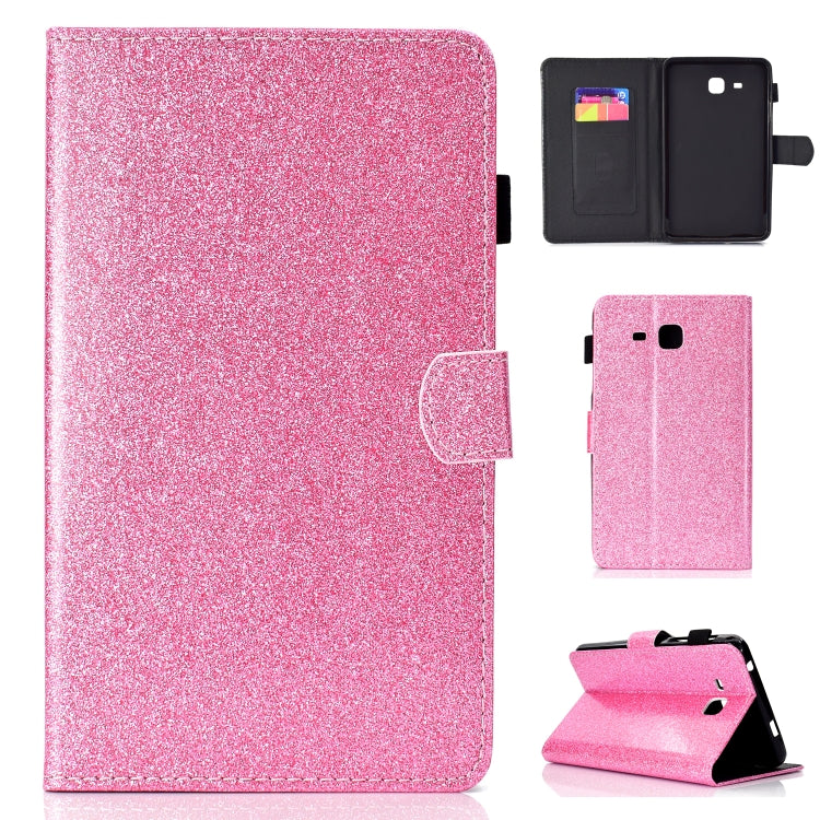 Varnish Glitter Powder Horizontal Flip Leather Case with Holder & Card Slot, Series 1