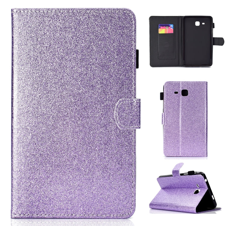 Varnish Glitter Powder Horizontal Flip Leather Case with Holder & Card Slot, Series 1