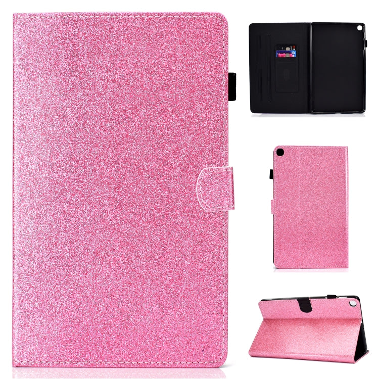 Varnish Glitter Powder Horizontal Flip Leather Case with Holder & Card Slot, Series 1