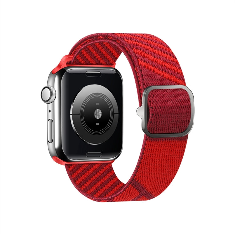 Two-color Nylon Braid Replacement Wrist Strap Watchband For Apple Watch Series