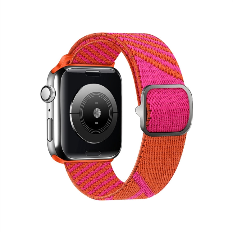 Two-color Nylon Braid Replacement Wrist Strap Watchband For Apple Watch Series