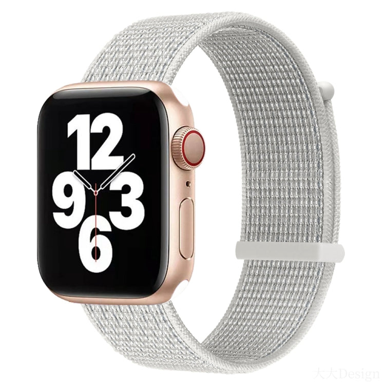 Hook and Loop Fastener Dual Section Replacement Watchband For Apple Watch Series