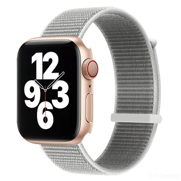 Hook and Loop Fastener Dual Section Replacement Watchband For Apple Watch Series