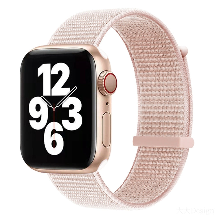 Hook and Loop Fastener Dual Section Replacement Watchband For Apple Watch Series