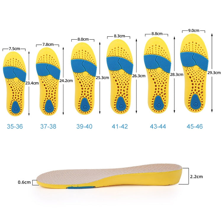 086 PU Silicone Sweat-absorbent Breathable Shock-absorbing Sports Full Shoe Pads Cuttable Increase Insole