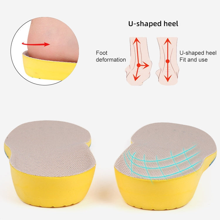 086 PU Silicone Sweat-absorbent Breathable Shock-absorbing Sports Full Shoe Pads Cuttable Increase Insole