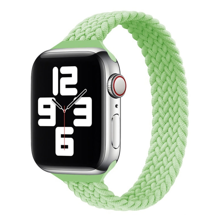 Small Waist Single Loop Nylon Braid Replacement Watchband For Apple Watch Series