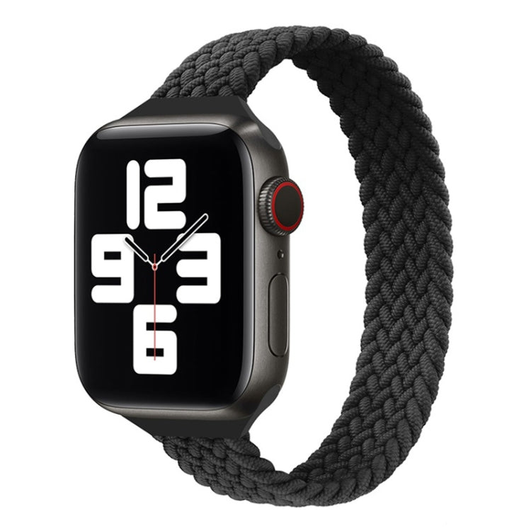 Small Waist Single Loop Nylon Braid Replacement Watchband For Apple Watch Series