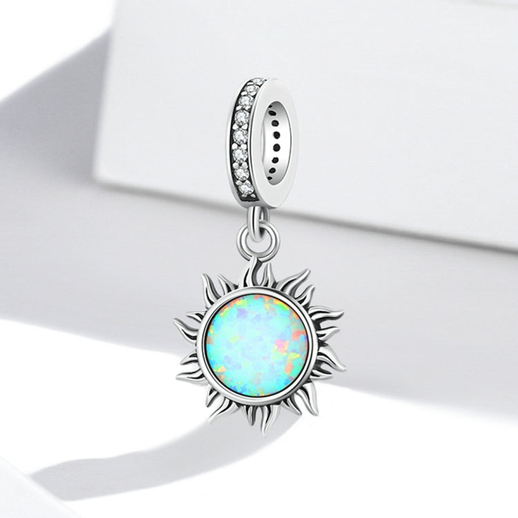 S925 Sterling Silver Opal Little Sun Pendant DIY Bracelet Necklace Accessories Reluova