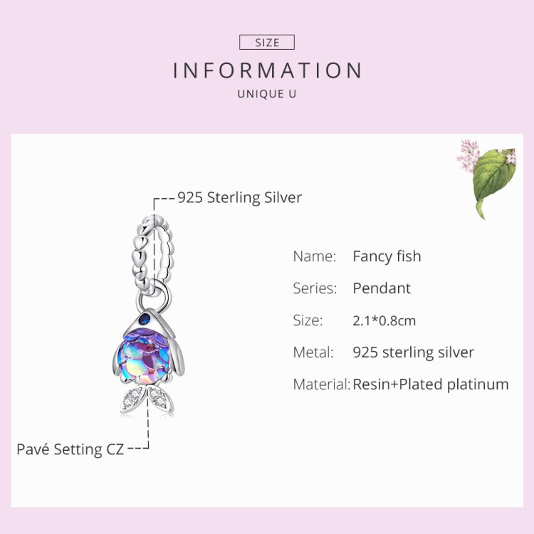 S925 Sterling Silver Fantasy Fish Pendant DIY Bracelet Necklace Accessories Reluova