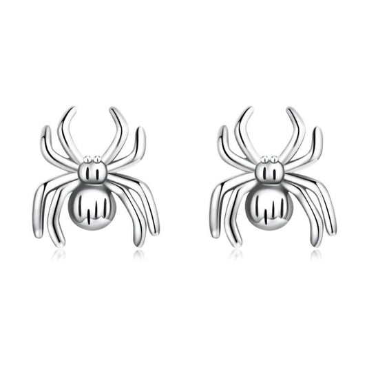 S925 Sterling Silver Eight-legged Spider Ear Studs Women Earrings Reluova