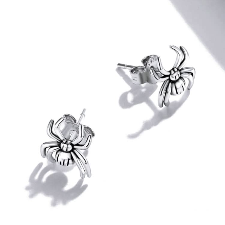 S925 Sterling Silver Eight-legged Spider Ear Studs Women Earrings Reluova