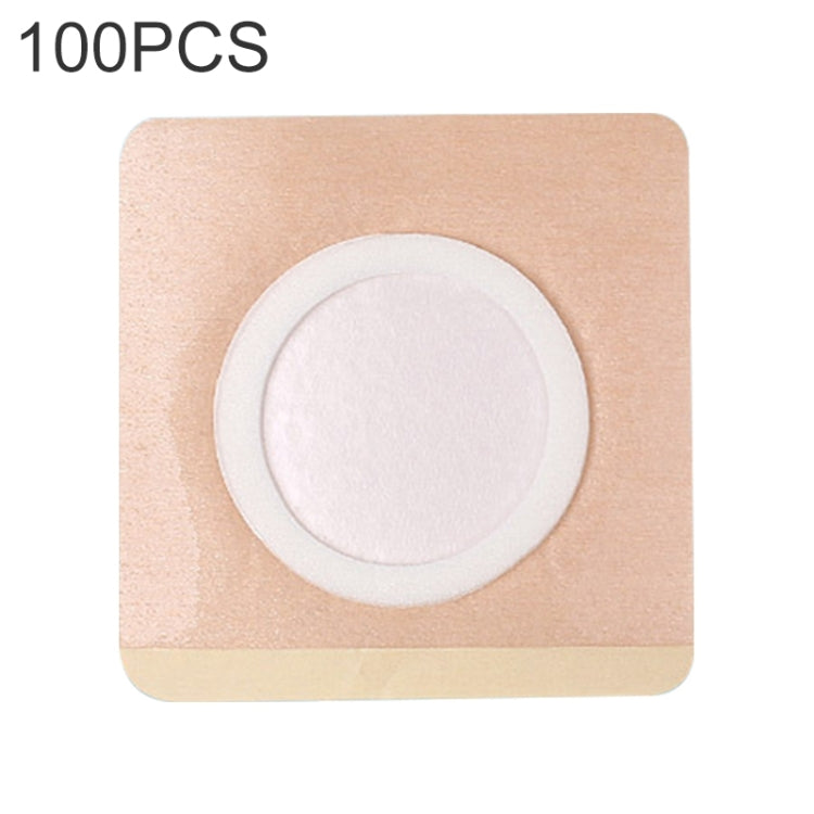 100 PCS 042 Spunlace Non-woven Stickers Anti-osmosis Three-volt Belly Button Plaster