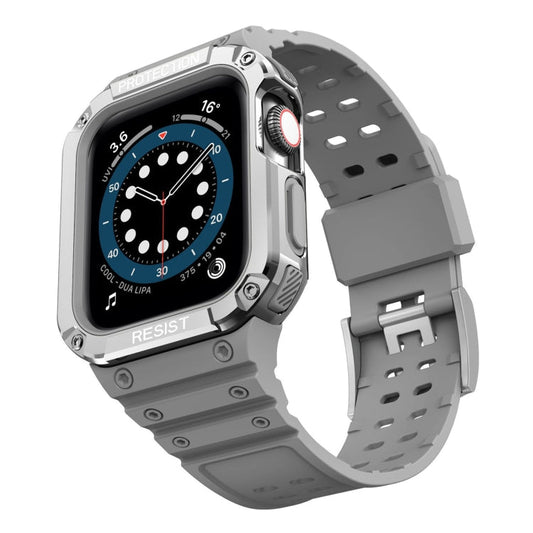 Silicone Integrated Replacement Strap Watchband For Apple Watch Series