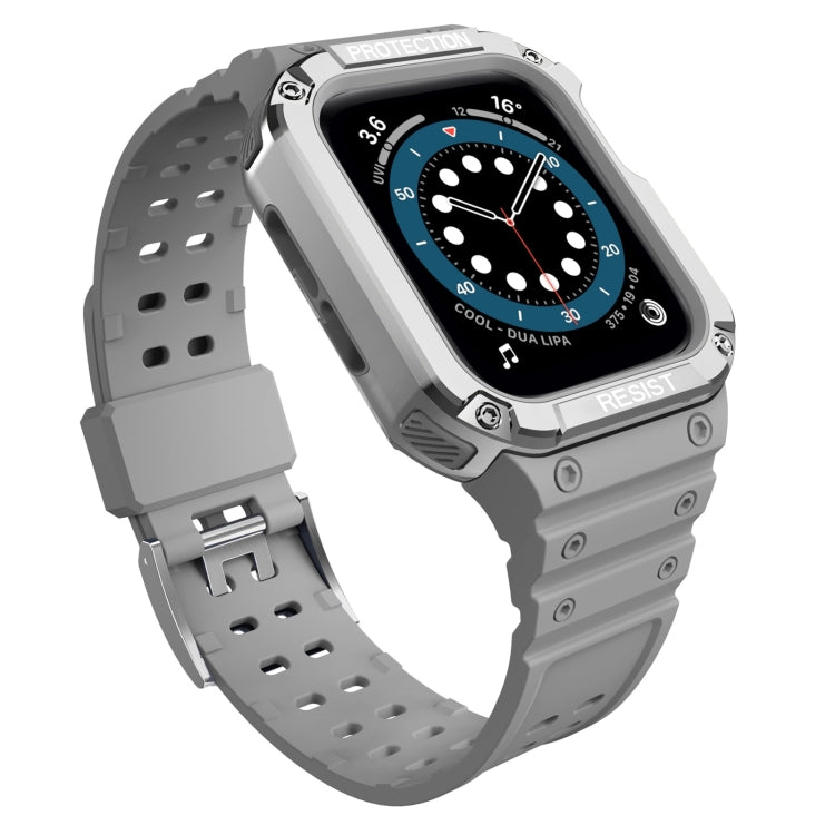 Silicone Integrated Replacement Strap Watchband For Apple Watch Series