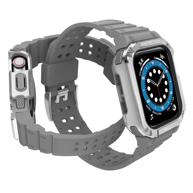 Silicone Integrated Replacement Strap Watchband For Apple Watch Series