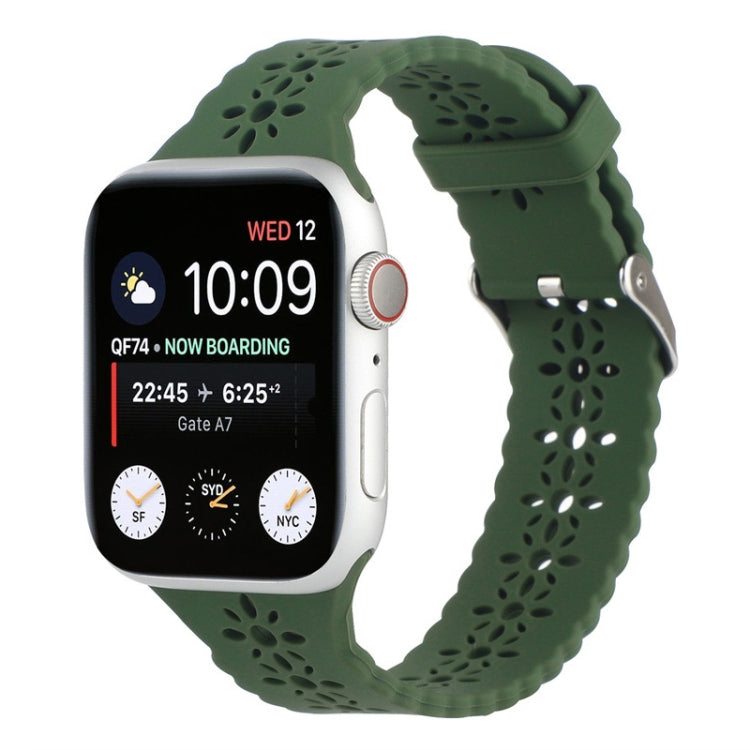 Hollow Out Silicone Replacement Watchband For Apple Watch Series, Series 1