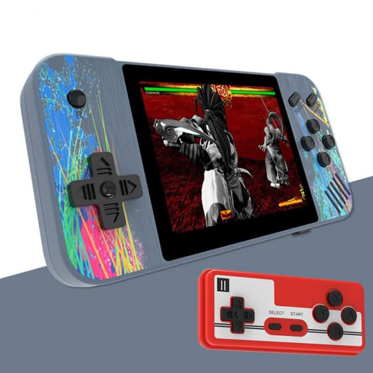 G3 Macaron 3.5 inch Screen Handheld Game Console for Dual Players Built-in 800 Games Reluova