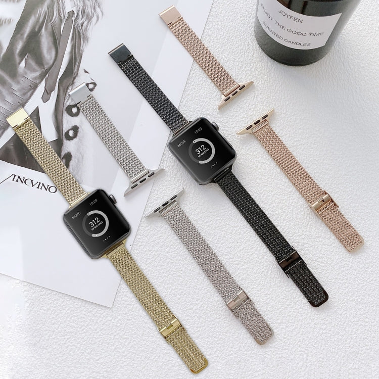 V-shaped Buckle Small Waist Steel Replacement Strap Watchband For Apple Watch Series