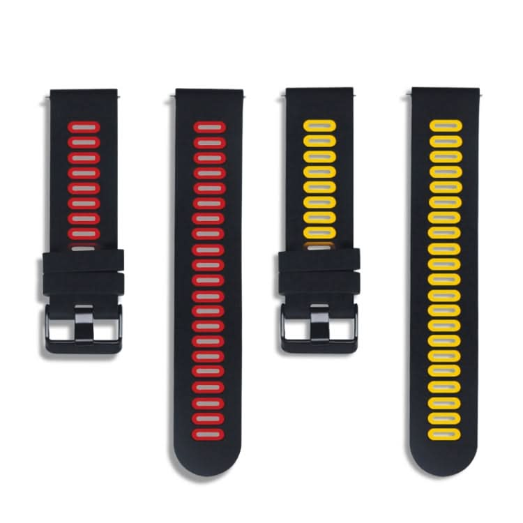 Universal Double Color Silicone Replacement Strap Watchband