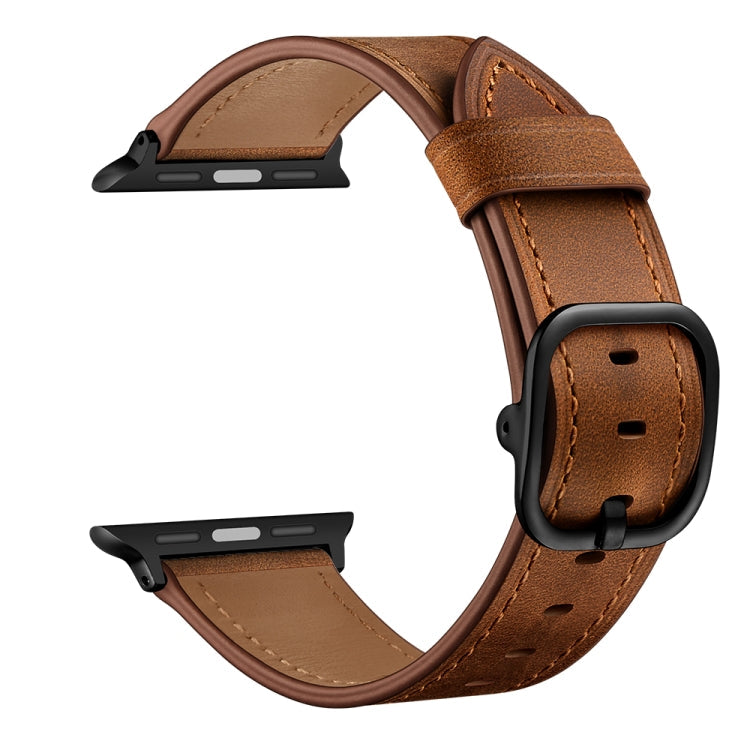 Leather Replacement Strap Watchband For Apple Watch Series