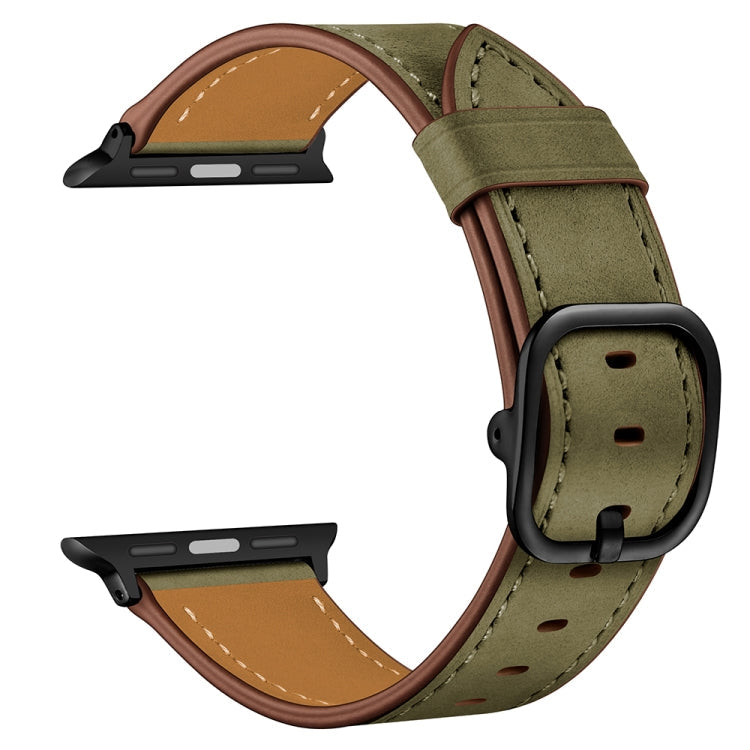 Leather Replacement Strap Watchband For Apple Watch Series