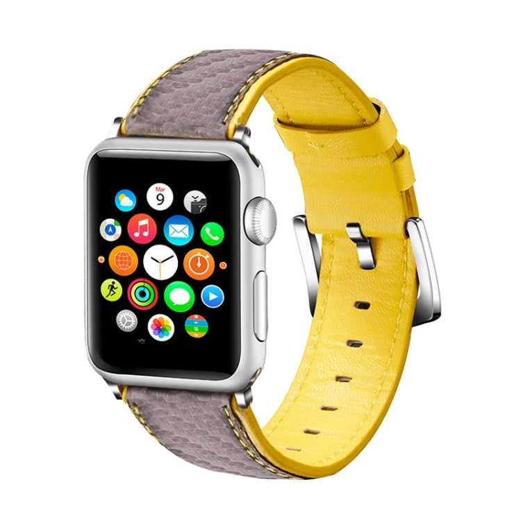 Carbon Fiber Texture Leather Replacement Strap Watchband For Apple Watch Series