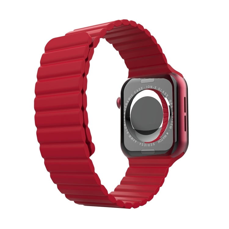 Integrated Silicone Replacement Strap Watchband For Apple Watch Series