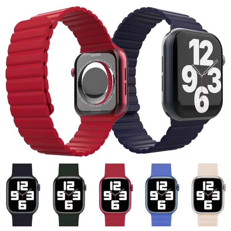 Integrated Silicone Replacement Strap Watchband For Apple Watch Series