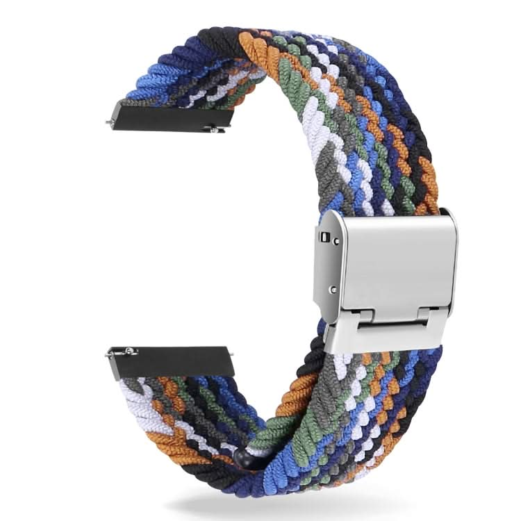 22mm Universal Nylon Braided Metal Buckle Strap-Reluova