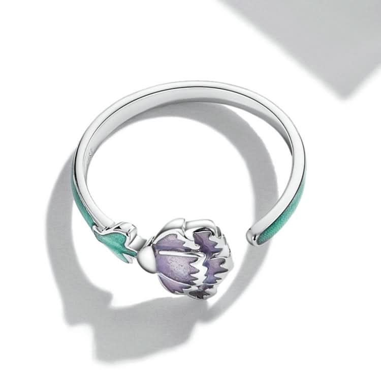 S925 Sterling Silver Carnation Women Open Ring Reluova