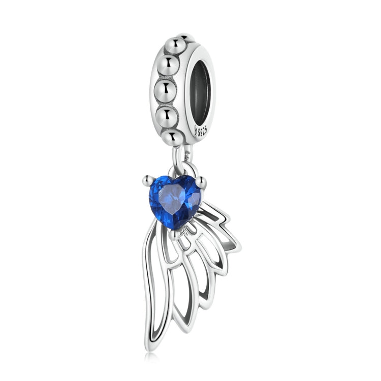 S925 Sterling Silver Hollow Wings Pendant DIY Bracelet Necklace Accessories