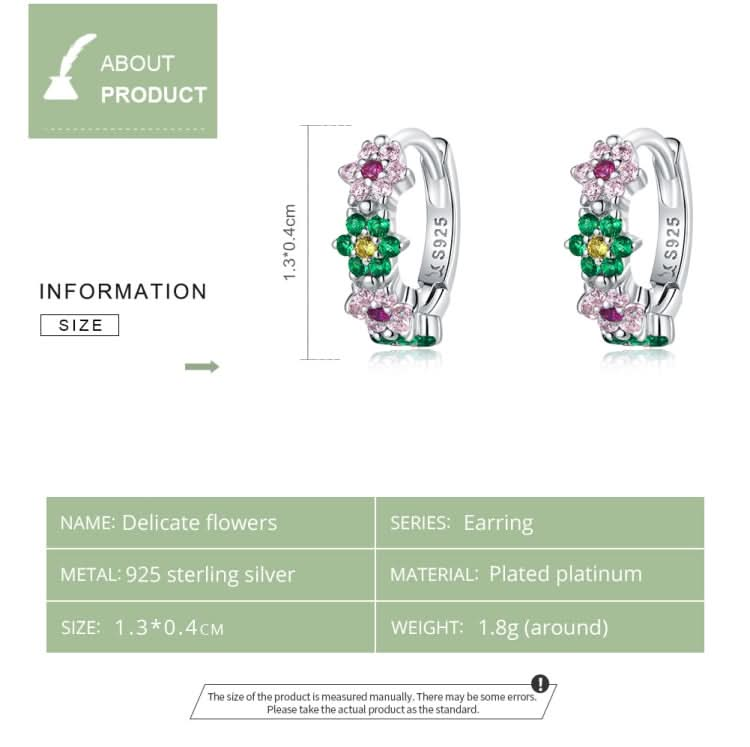 S925 Sterling Silver Delicate Flowers Women Earrings Reluova