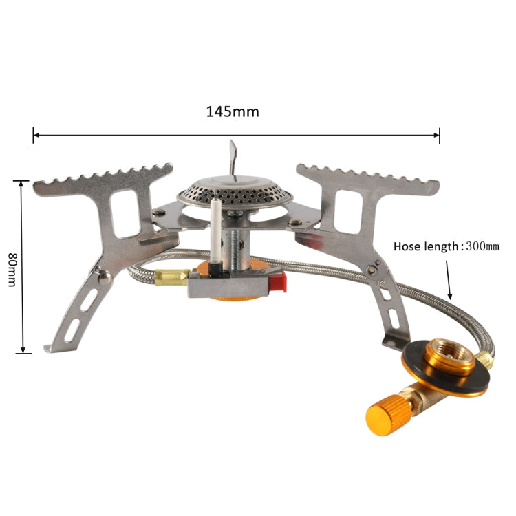 A6625-02 Portable Gas Stove Outdoor Split Burner with Lighter Reluova