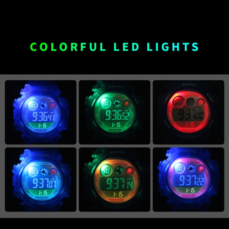 SKMEI 1451 LED Digital Stopwatch Chronograph Luminous Children Sports Electronic Watch