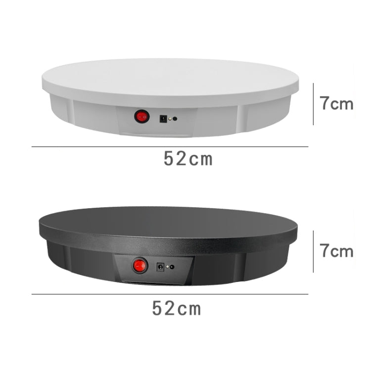 52cm Remote Control Electric Rotating Turntable Display Stand Video Shooting Props Turntable, Plug-in Power