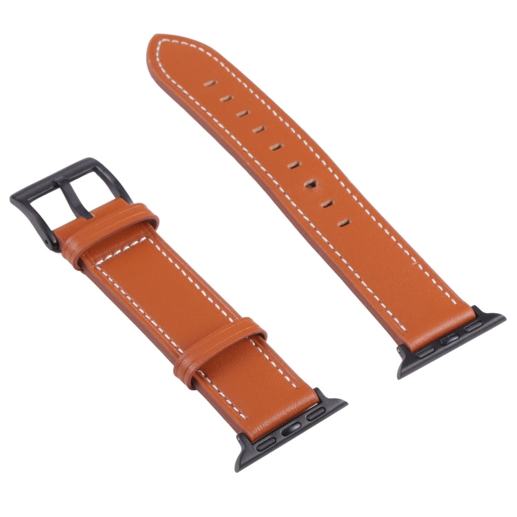 Leather Replacement Watchband For Apple Watch Series