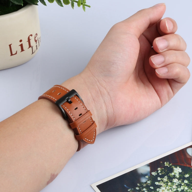 Leather Replacement Watchband For Apple Watch Series