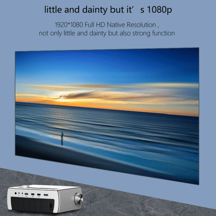 YG430 Android Version 1920x1080 2500 Lumens Portable Home Theater LCD HD Projector