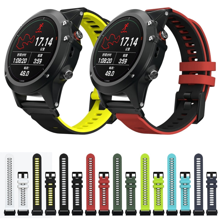 Two-color Silicone Strap Watchband