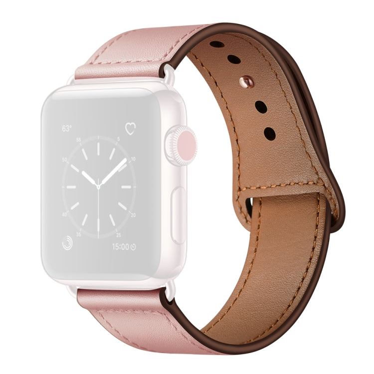 Leather Replacement Watchband For Apple Watch Series