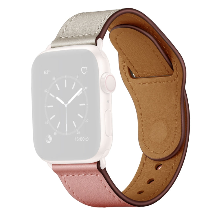 Leather Replacement Watchband For Apple Watch Series