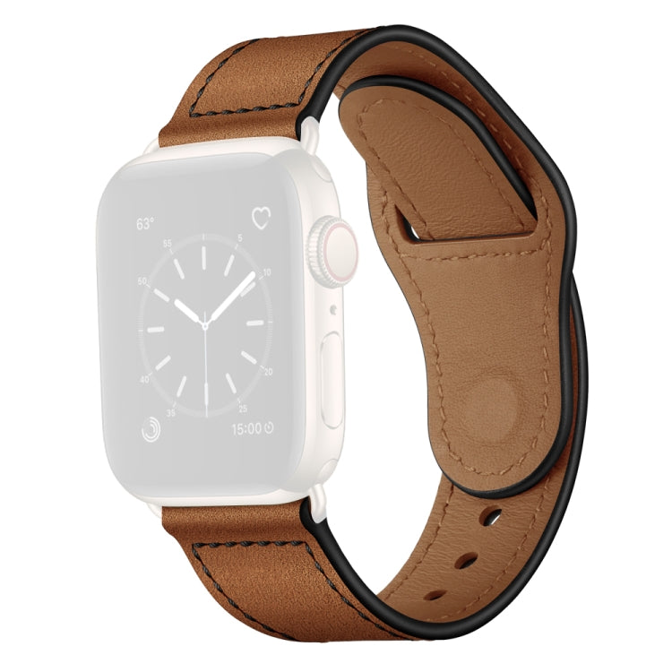 Leather Replacement Watchband For Apple Watch Series