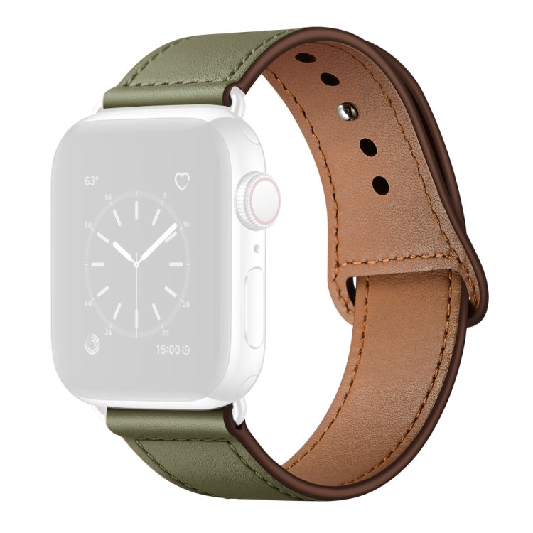 Leather Replacement Watchband For Apple Watch Series