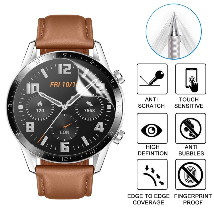 10 PCS TPU Round HD Soft Hydrogel Film Watch Screen Protector