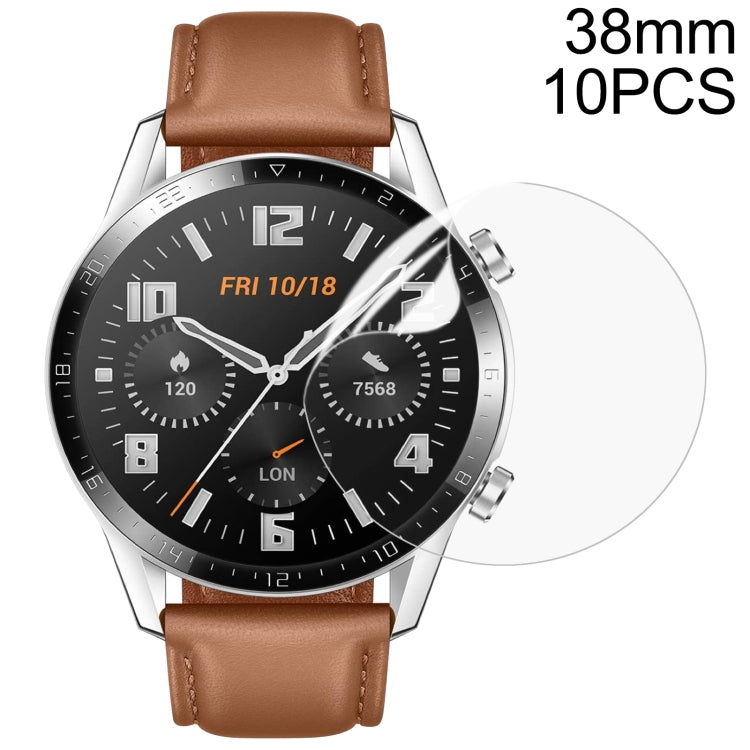 10 PCS TPU Round HD Soft Hydrogel Film Watch Screen Protector