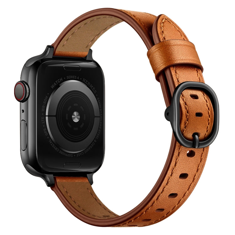 14mm Leather Strap Watchband For Apple Watch Series