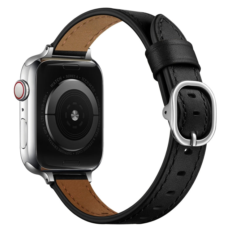 14mm Leather Strap Watchband For Apple Watch Series