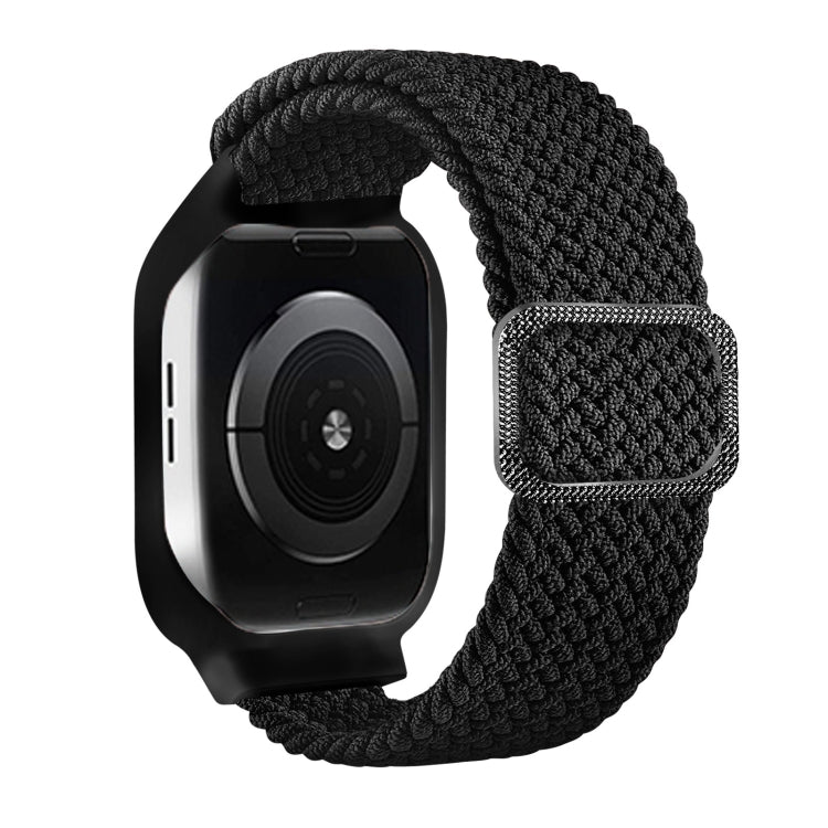 TPU Frame Buckle Braid Integrated Replacement Watchband For Apple Watch Series